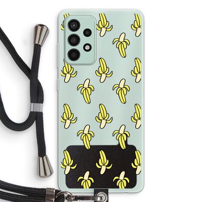 Bananas: Samsung Galaxy A52s 5G Transparant Hoesje met koord