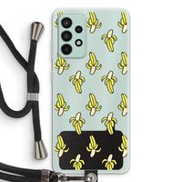 Bananas: Samsung Galaxy A52s 5G Transparant Hoesje met koord