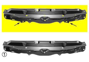 Slotplaat Motorkap 5/99+ Type I 4049663