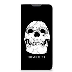 Mobiel BookCase Motorola Moto E32 | Moto E32s Skull Eyes