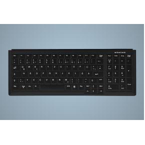 Active Key -7000 toetsenbord PS/2 AZERTY Amerikaans Engels Zwart