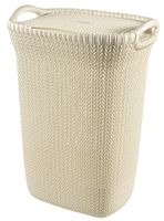 Curver Knit wasmand 57 l Rechthoekig Kunststof Beige - thumbnail