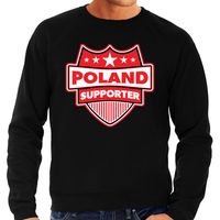 Polen / Poland supporter sweater zwart voor heren 2XL  -