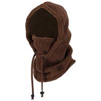 Heatkeeper Thermo Teddy Dames Balaclava/Col met Capuchon Taupe