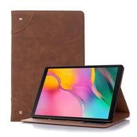 Retro boek stijl horizontale Flip lederen case voor Galaxy tab S5e 10 5 T720/T725 met houder & kaartsleuven & portemonnee (bruin)