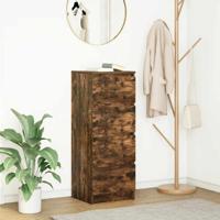 Dressoir 37,5x35x99 cm spaanplaat gerookt eikenkleurig