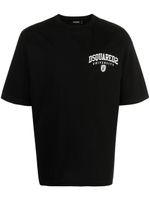 DSQUARED2 t-shirt en coton à logo imprimé - Noir