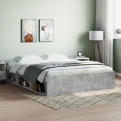 Bedframe betongrijs 140x200 cm