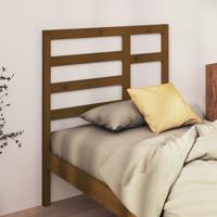 Hoofdbord 81x4x104 cm massief grenenhout honingbruin