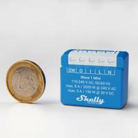 Shelly Qubino Wave 1 Mini Slimme schakelaar Blauw - thumbnail
