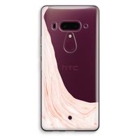 Peach bath: HTC U12+ Transparant Hoesje