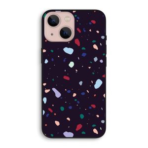 Dark Rounded Terrazzo: iPhone 13 mini Biologisch afbreekbaar hoesje