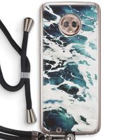 Golven: Motorola Moto G6 Transparant Hoesje met koord
