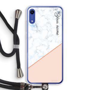 Marmer in stijl: Honor Play 8A Transparant Hoesje met koord