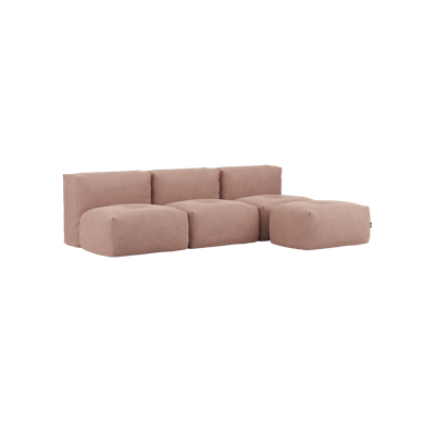 Soft Sofa Indoor - 3 Seater Open - Oransje - SACKit