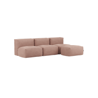 Soft Sofa Indoor - 3 Seater Open - Oransje - SACKit