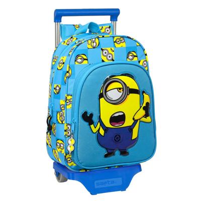 Schoolrugzak met Wielen Minions Minionstatic Blauw (26 x 34 x 11 cm) Schoolrugzak met Wielen Minions Minionstatic Blauw (26 x 34 x 11 cm)