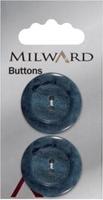 Milward Knoop met Rand Donkerblauw 27mm (2 stuks)