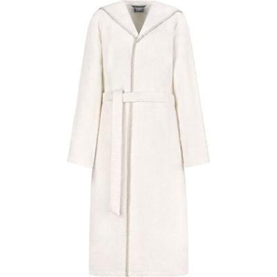 Cawö Cawo Home Dames Badjas met Capuchon 6219 natur S