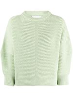 SA SU PHI pull en cachemire à design nervuré - Vert