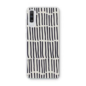 Moroccan stripes: Samsung Galaxy A70 Transparant Hoesje