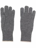 Brunello Cucinelli gants en cachemire - Gris - thumbnail