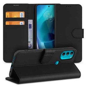 Book Case Telefoonhoesje voor de Motorola Moto G71 5G Zwart met Pasjeshouder