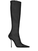 Saint Laurent bottines Oxalis 115 mm en cuir - Noir