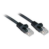 LINDY 48193 RJ45 Netwerkkabel, patchkabel CAT 6 U/UTP 2.00 m Zwart 1 stuk(s) - thumbnail