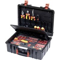 Wiha Set L Mechatronik 62tlg Gereedschapskoffer (met inhoud) 62-delig Electricien, Handwerker, Leerling, Professioneel, VDE (b x h x d) 457 x 183 x 367 mm