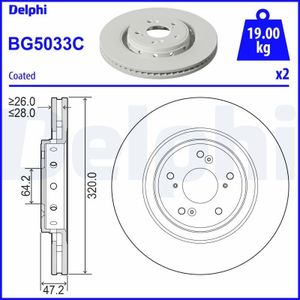 Remschijf BG5033C