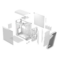 Fractal Design Torrent Compact RGB White TG Clear Tint - thumbnail