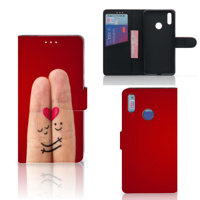 Huawei Y7 (2019) | Wallet Case | met Pasjes | Liefde - Origineel Romantisch Cadeau