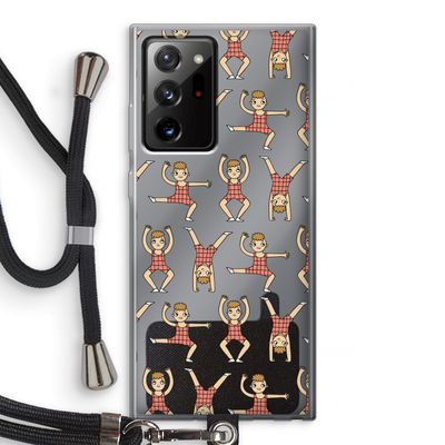 Gymboys: Samsung Galaxy Note 20 Ultra / Note 20 Ultra 5G Transparant Hoesje met koord