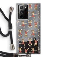Gymboys: Samsung Galaxy Note 20 Ultra / Note 20 Ultra 5G Transparant Hoesje met koord