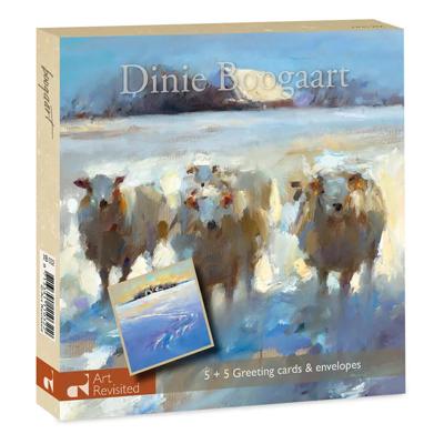 Dinie Boogaart Kerstkaarten 2x 5 Stuks