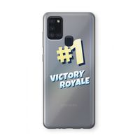 Victory Royale: Samsung Galaxy A21s Transparant Hoesje