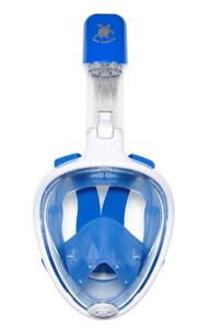 Sea Turtle Flex Full face snorkelmasker wit/blauw L-XL