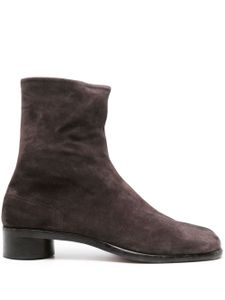 Maison Margiela bottines Tabi en daim - Marron