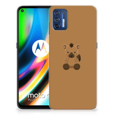 Motorola Moto G9 Plus Telefoonhoesje met Naam Baby Hyena Motorola Moto G9 Plus Telefoonhoesje met Naam Baby Hyena