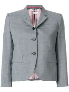 Thom Browne Classic Single Breasted Sport Coat In School Uniform Plain Weave - Gris
