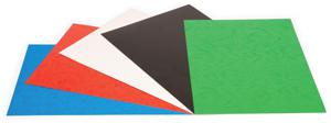 Pergamy omslagen, ft A4, karton lederlook, 250 micron, pak van 25 stuks, geassorteerde kleuren