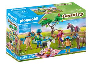 PLAYMOBIL Country - Picknick excursie met paarden constructiespeelgoed 71239