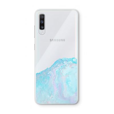 Fantasie pastel: Samsung Galaxy A70 Transparant Hoesje