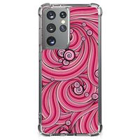 Samsung Galaxy S21 Ultra Back Cover Swirl Pink