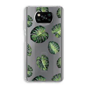 Tropische bladeren: Xiaomi Poco X3 Pro Transparant Hoesje