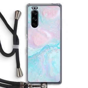 Fantasie pastel: Sony Xperia 5 Transparant Hoesje met koord