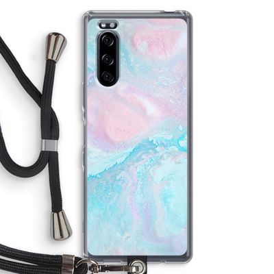 Fantasie pastel: Sony Xperia 5 Transparant Hoesje met koord