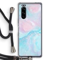 Fantasie pastel: Sony Xperia 5 Transparant Hoesje met koord
