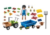Playmobil Country Tractor met aanhanger 71249 - thumbnail